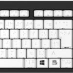 Logic Keyboard Braille - PC Nero Slim Line Keyboard - UK English  Anweisungen Handbuch