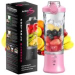 ActivePlus přenosný bezdrátový na smoothie nabíjecí 600ml Růžový  Anweisungen Handbuch