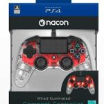 Nacon Wired Compact Controller PS4 PS4OFCPADCLRED  Anweisungen Handbuch